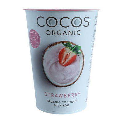 Organic Strawberry Coconut Milk Yoghurt Alternative 400g