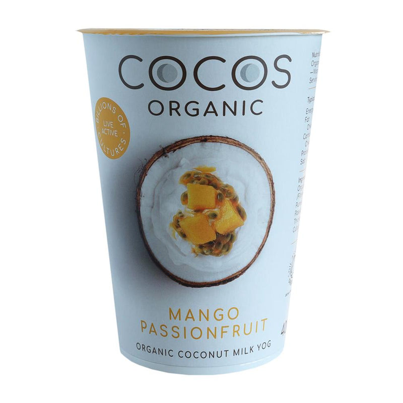 Organic Mango Passionfruit Coconut Milk Yoghurt Alternative 400g