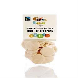 Organic F/T White Chocolate Buttons 100g