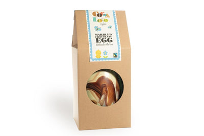 Marbled Chocolate Egg Filled With Milk Buttons 225g