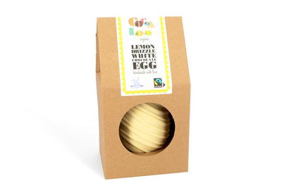 Lemon Drizzle White Chocolate Egg filled with Buttons 225g