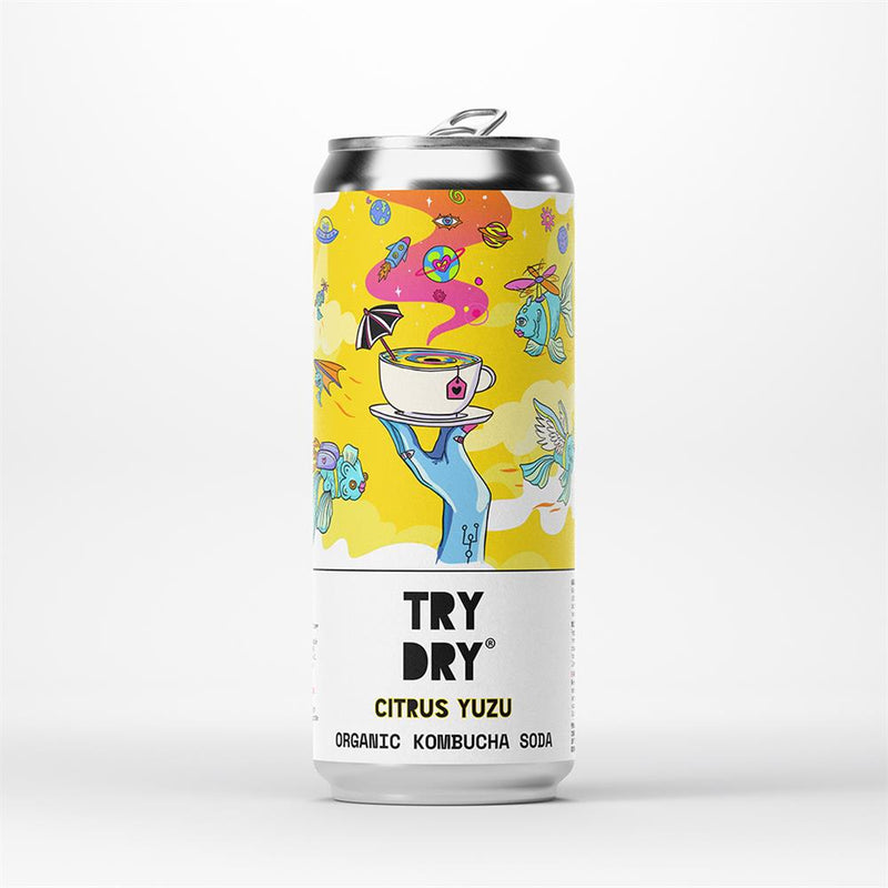 Citrus Yuzu Organic Kombucha (Try Dry) 330ml