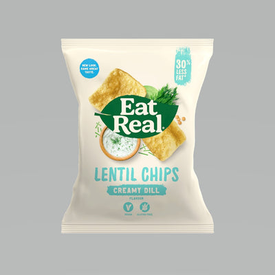 Eat Real Lentil Chips Creamy Dill 40g