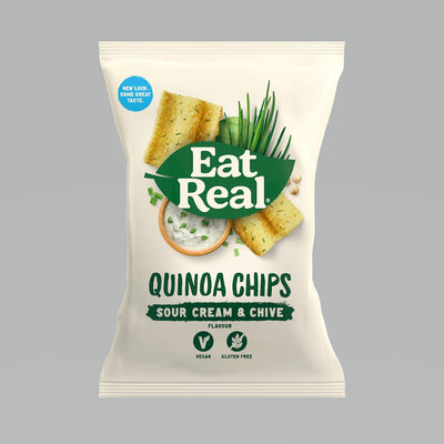 Eat Real Quinoa Sour Cream & Chive Chips 80g