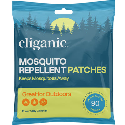 UK Cliganic Repellent Patches Adult Solid Colors 90CT