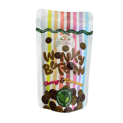 Wonky Buttons - WB Milk Caramel Dark Cherry 100g