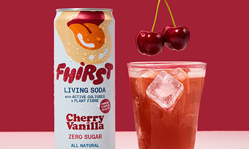 Fhirst Cherry Vanilla Living Soda 330ml