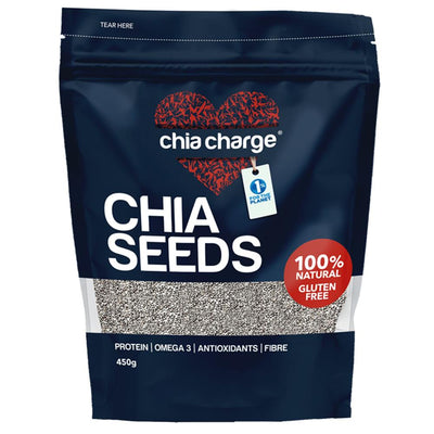 Chia Seeds natural & rich in Vegan Omega 3 Protein & Fibre.450g.
