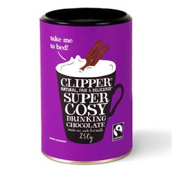 Clipper Fairtrade Super Cosy Drinking Chocolate 250g