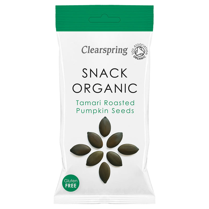 Snack Organic Tamari Roasted Pumpkin Seeds 30g