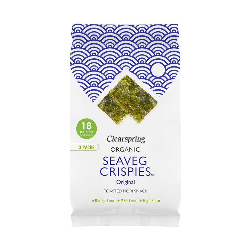 Organic Seaveg Crispies Multipack Original 12g