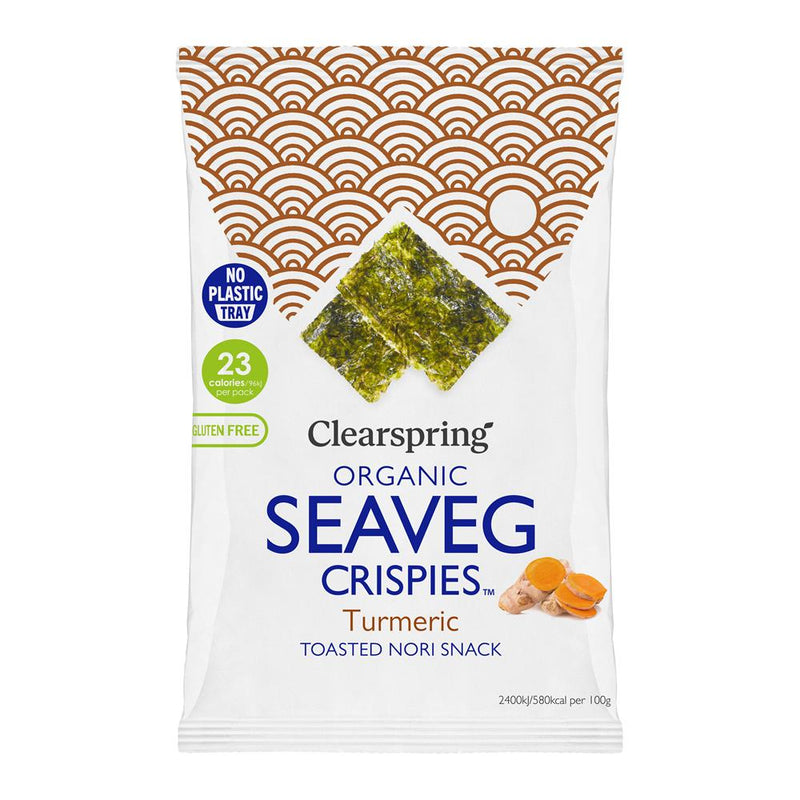 Organic Seaveg Crispies Turmeric 4g (TRAYLESS) 4g