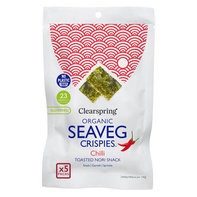 Chilli - Organic Seaveg Crispies Multipack (TRAYLESS) 20g