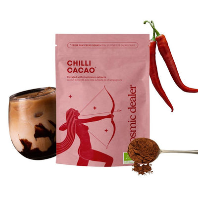 Chilli Drinking Chocolate Organic Raw Reishi Lion's Mane 120g