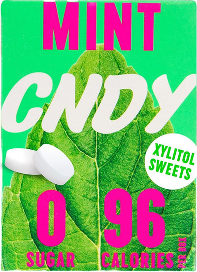 CNDY Mint Sugar Free Xylitol Sweets 40g