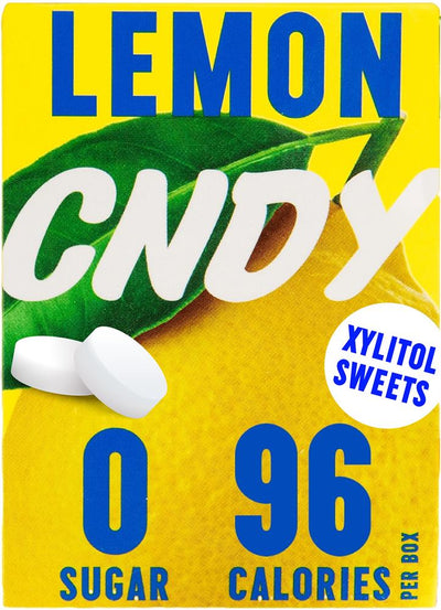 CNDY Lemon SugarFree Xylitol Sweets 40g