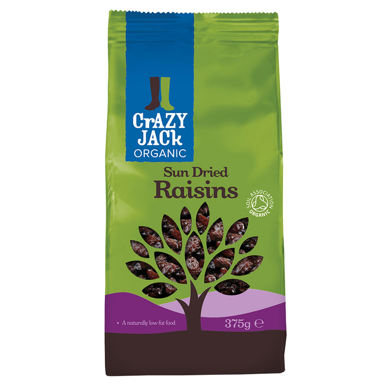 Org Raisins 375g