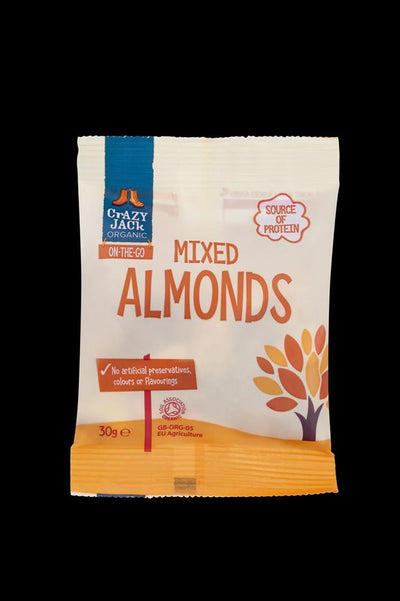 Organic Mixed Almonds 30g