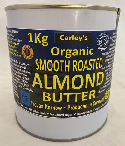 Organic SMOOTH ALMOND Butter 1000g Eco Tin