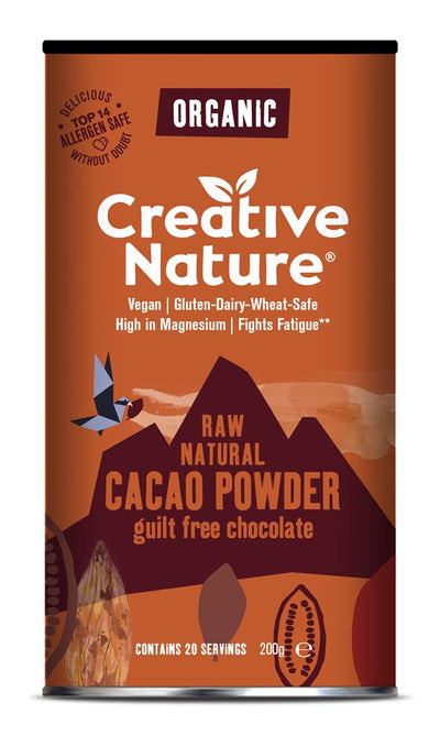 Organic Peruvian Raw Cacao Powder 200g