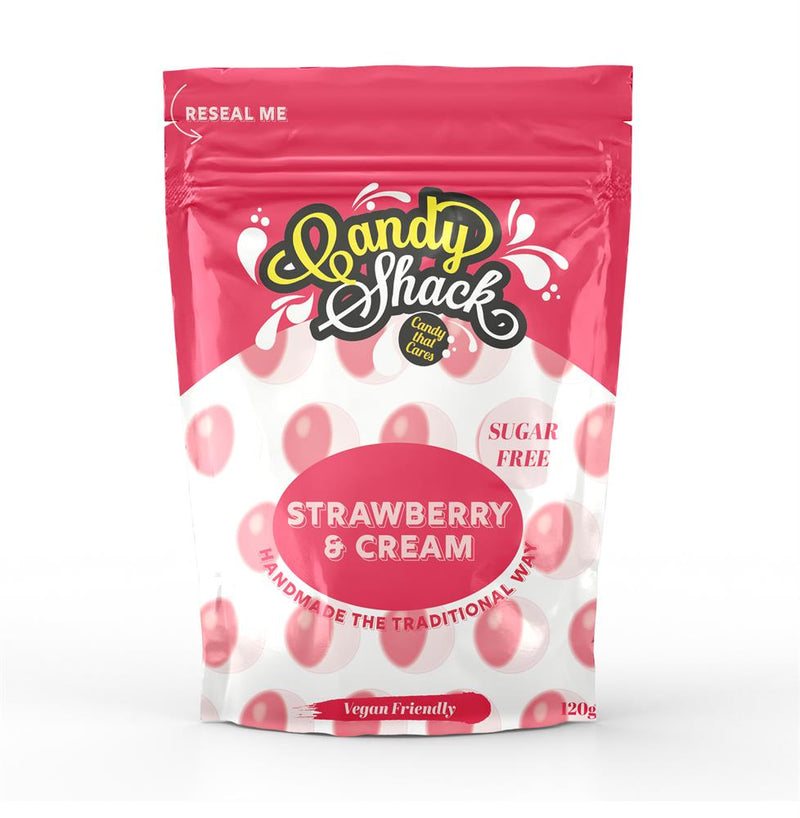 Sugar Free Strawberries & Cream Sweets 120g