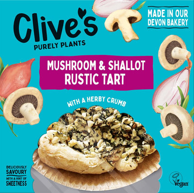 Clive's Mushroom & Shallot Rustic Tart 380g