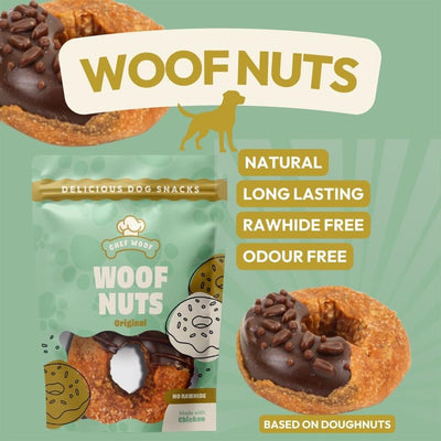 Chef Woof WOOF NUTS Natural Dog Treats