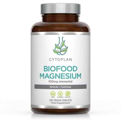 Biofood Magnesium 100mg elemental 120 tablets