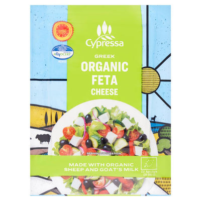 Organic Feta - Greek PDO Organic Feta Soft Cheese 200g