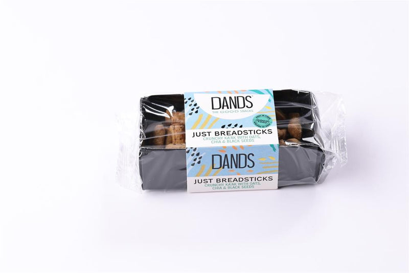 Authentic Baked Breadsticks with Oats Chia & Black Seeds 100g