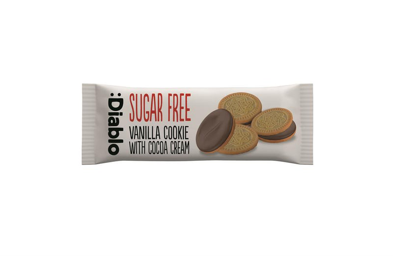 Vanilla Sandwich cookies Sugar Free 44g