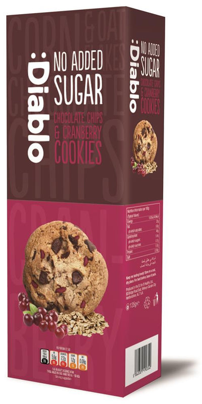 Choc Chip & Cranberry Cookies 135g