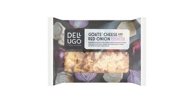 Dell'Ugo Goats Cheese & Red Onion Focaccia 205g