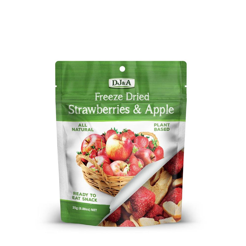 DJ&A Freeze Dried Strawberries & Apple 25g