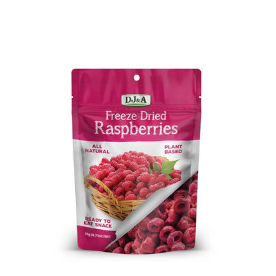DJ&A Freeze Dried Raspberries 20g