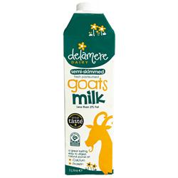 Delamere Dairy Semi Skimmed Goats Milk 1L