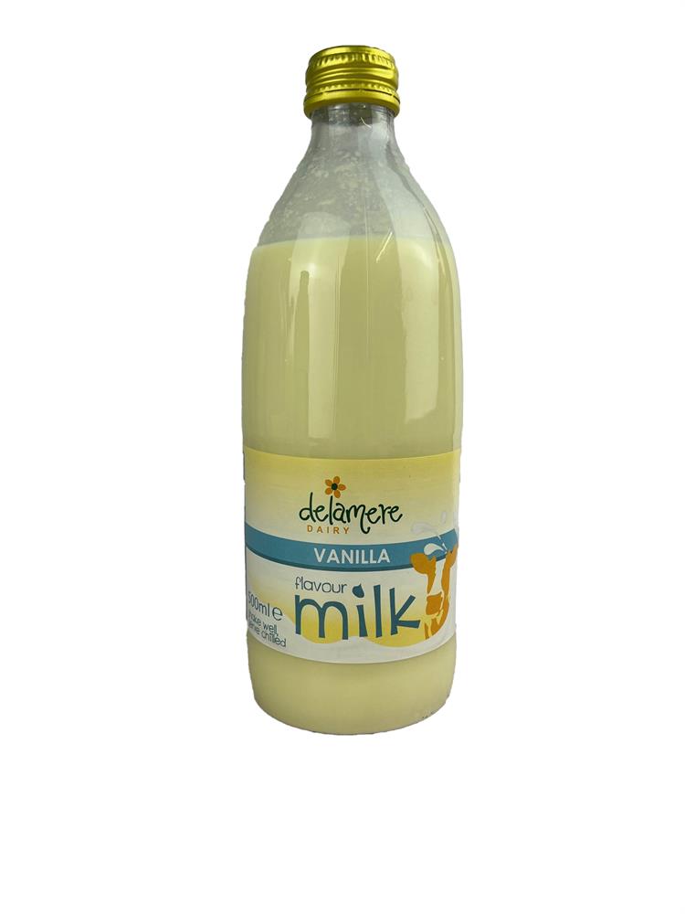 Delamere Dairy Vanilla Flavoured Cows Milk 500ml