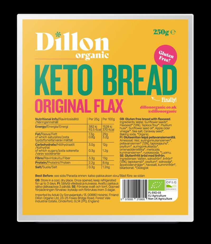 Original Flax Keto Bread 250g