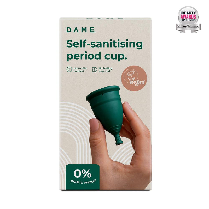 DAME Medium Self-Sanitising Period Cup with Drawstring Bag 1 Unit