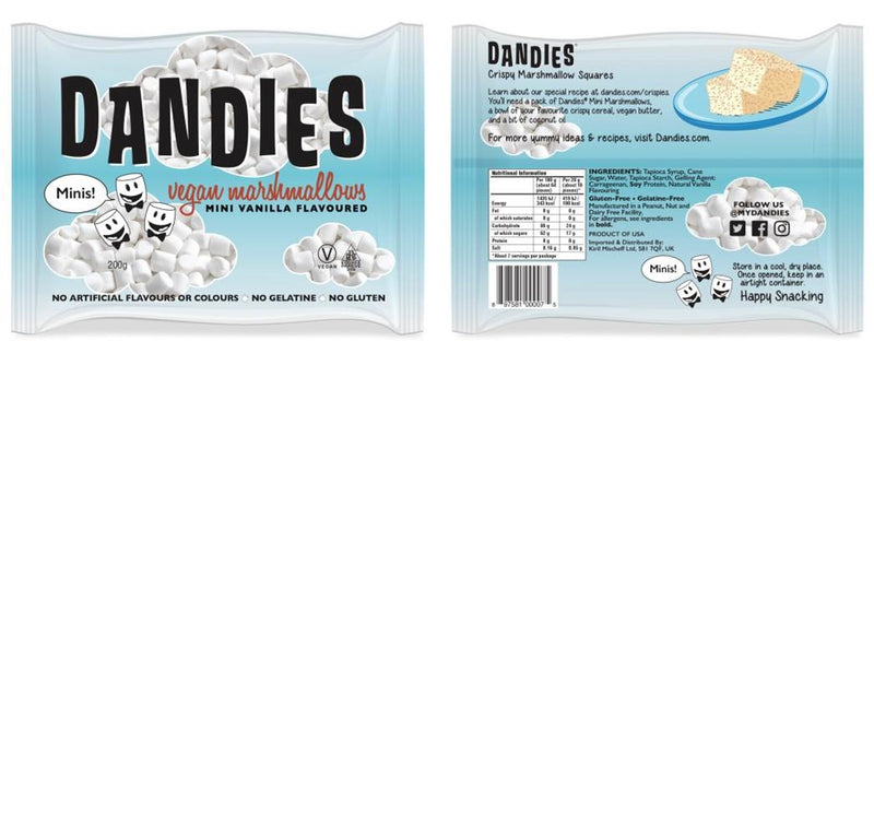 Dandies Mini Vegan Vanilla Marshmallows &