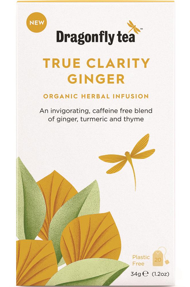 Dragonfly Organic True Clarity Ginger Herbal Infusion 20&