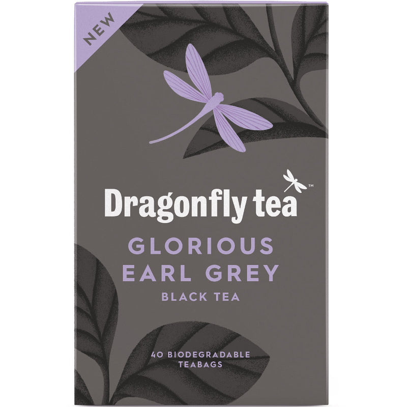 Dragonfly Glorious Earl Grey Black Tea 40 tea bags