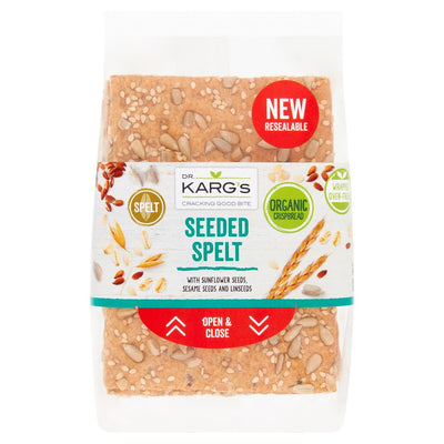 Organic Seeded Spelt Crispbread 200g
