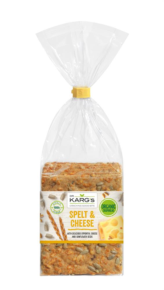 Organic Spelt with Emmental Cheese Crispbread 200g