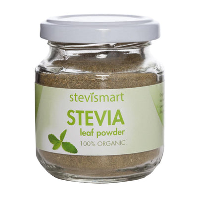 Stevia Leaf Powder in Glass Jar 50g