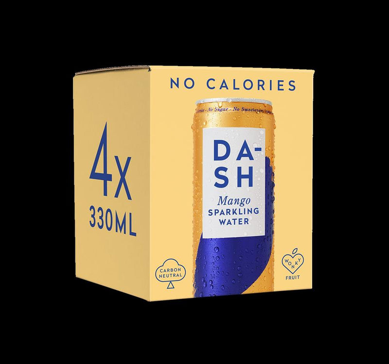 DASH Sparkling Mango 4 x 330ml