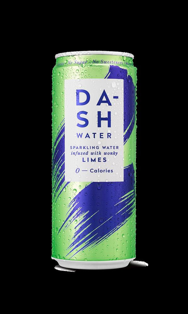 Dash Water Sparkling Lime 330ml