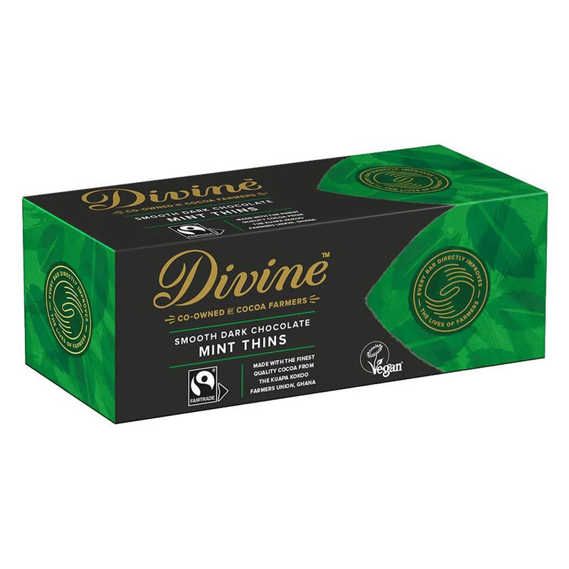 Fairtrade Dark Choc Mint After Dinner Thins 200g