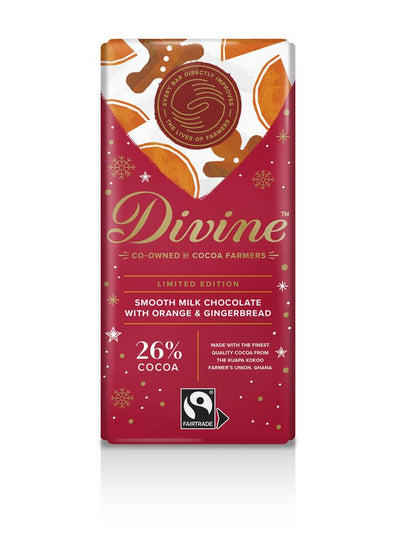 Fairtrade Divine 70% Dark Chocolate with Clementine