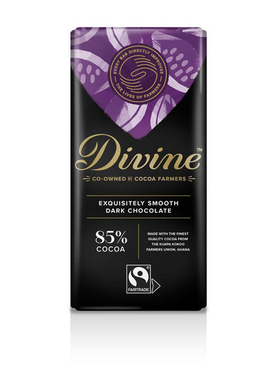 Vegan 85% Dark Fairtrade Chocolate 90g